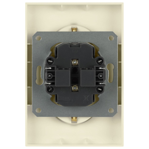 Розетка ЭРА Arktik 16-2107-02 без заземления двойная 2X2P 16А-250В слоновая кость Б0071682 фото 4