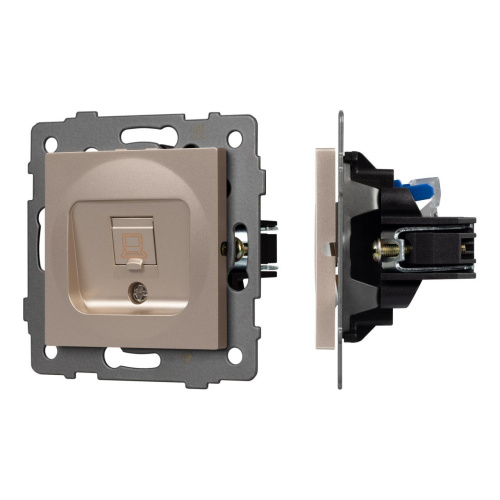 Механизм компьютерной розетки SCT-MPC1-PL-GD-V (RJ-45, CAT6) Arlight 049849 Механизм компьютерной розетки SCT-MPC1-PL-GD-V (RJ-45, CAT6) Arlight 049849