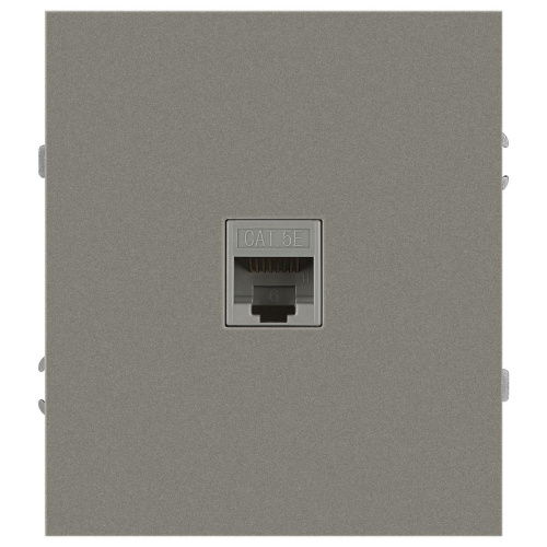 Розетка ЭРА Arktik 16-3107-07 информационная RJ45 титан Б0070480