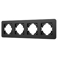 Рамка алюминиевая FRM-AKIRY-SFAL-4-BK Arlight 049744