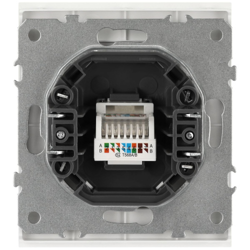Розетка ЭРА Arktik 16-3107-08 информационная RJ45 белый матовый Б0070481 фото 4 Розетка ЭРА Arktik 16-3107-08 информационная RJ45 белый матовый Б0070481 фото 4