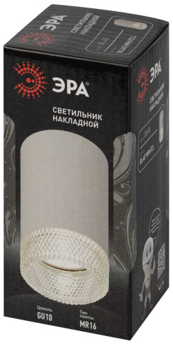Накладной светильник ЭРА OL40 WH/CL Б0058477 фото 3