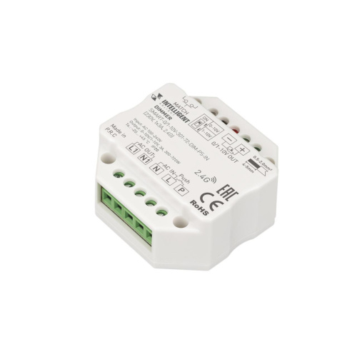 INTELLIGENT ARLIGHT Диммер SMART-0/1-10V-301-72-DIM-PS-IN (230V, 1x3A, 2.4G) (IARL, IP20 Пластик, 5 лет) 028434(1) INTELLIGENT ARLIGHT Диммер SMART-0/1-10V-301-72-DIM-PS-IN (230V, 1x3A, 2.4G) (IARL, IP20 Пластик, 5 лет) 028434(1)