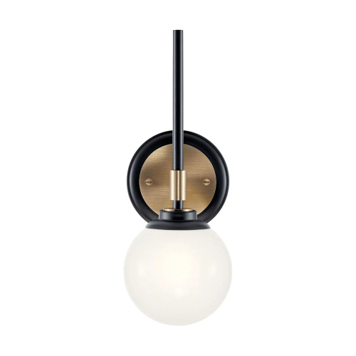 Бра для ванных комнат Kichler, Арт. KL-BENNO1-BK-CPZ фото 4