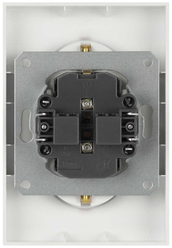 Розетка ЭРА Arktik 16-2104-01 двойная с заземлением 2X2P+E Schuko 16А-250В белый Б0070444 фото 3