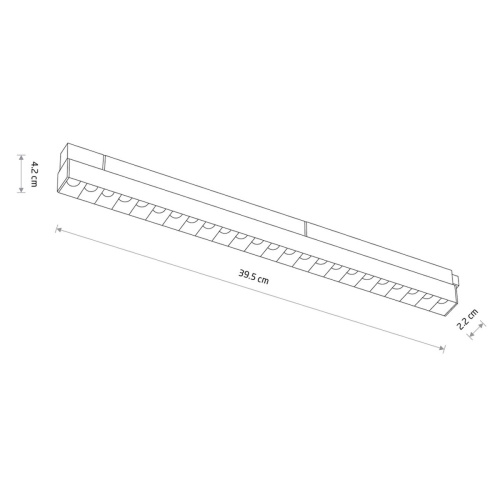 Трековый магнитный светильник Nowodvorski Focus Led White 11630 фото 3