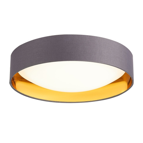 SLE201112-01 Светильник потолочный Серый, Золотистый/Белый LED 1*24W 4000K ORBIO