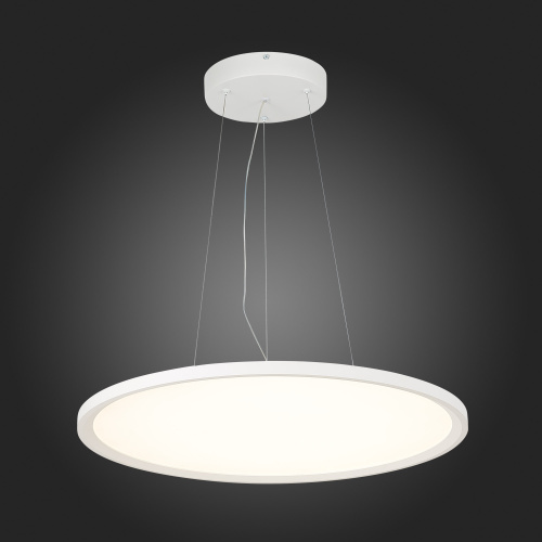 ST602.543.56 Светильник подвесной Белый LED 1*56W 4000K 5 040Lm Ra>80 120 IP20 D600xH35 185-265V Подвесные светильники фото 2