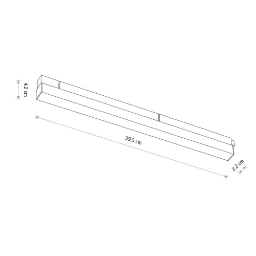 Трековый магнитный светильник Nowodvorski Lvm Line White 11636 фото 3