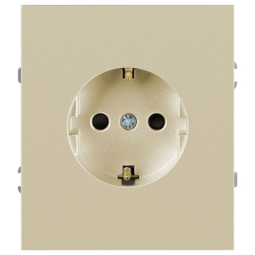 Розетка ЭРА Arktik 16-2101-04 с заземлением 2P+E Schuko 16А-250В шампань Б0070417