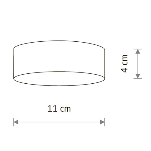 Потолочный cветильник Nowodvorski Lid Round Led Black 10415 фото 3