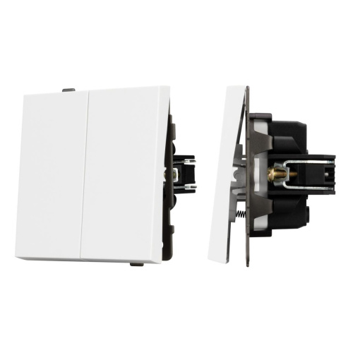 Механизм выключателя управления шторами SWT-TENDO-MKR2-PL-WH (230V, 10A) Arlight 054138