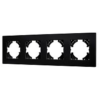 Рамка пластиковая FRM-PERIO-PL-4-BK Arlight 049759