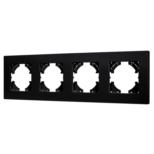 Рамка пластиковая FRM-PERIO-PL-4-BK Arlight 049759