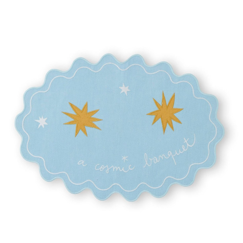 Салфетка под приборы A cosmic banquet Light Blue