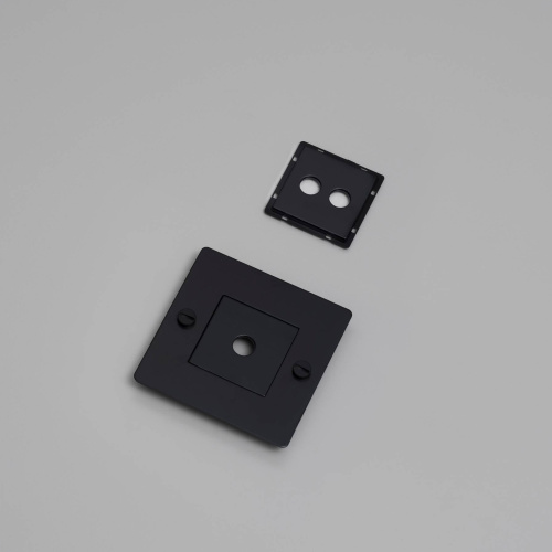 Рамка 1G Horizontal with Infills black