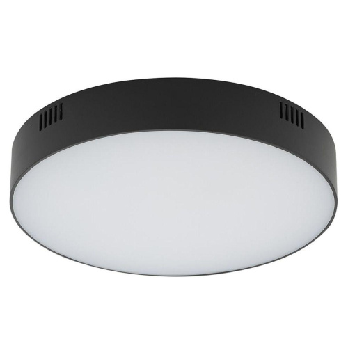 Потолочный cветильник Nowodvorski Lid Round Led Black 10408