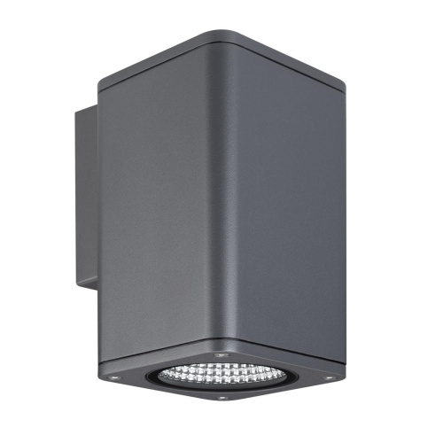 Светильник LGD-EVO-WALL-S100x100-12W Warm3000 (GR, 44 deg, 230V) Arlight 046193