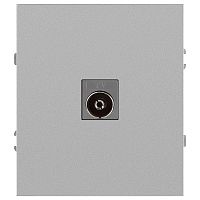 Розетка ЭРА Arktik 16-3101-03 TV одиночная алюминий Б0070466