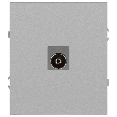 Розетка ЭРА Arktik 16-3101-03 TV одиночная алюминий Б0070466