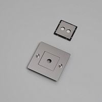 Рамка 1G Horizontal with Infills Steel logo