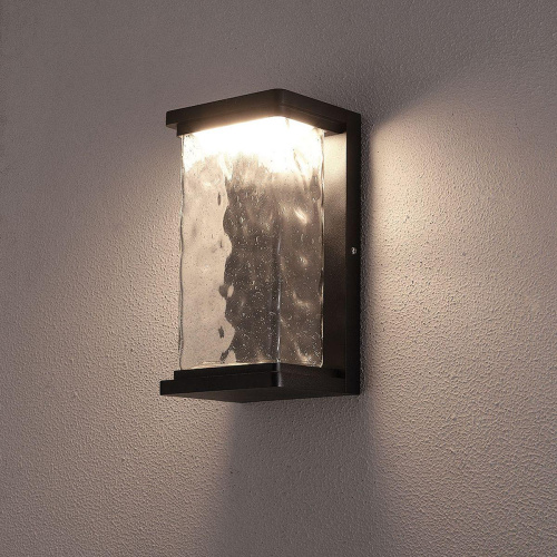 Уличный настенный светодиодный светильник Arte Lamp Atlantis A2313AL-1BK фото 4