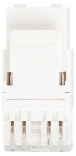 Коннектор ЭРА ОФИС 18-8002-01 RJ45 CAT6 UTP Keystone цвет белый Б0063290 фото 7