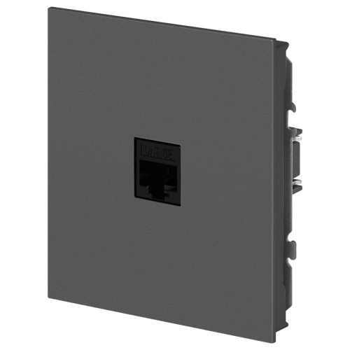 Розетка ЭРА Arktik 16-3107-06 информационная RJ45 графит Б0070479 фото 5