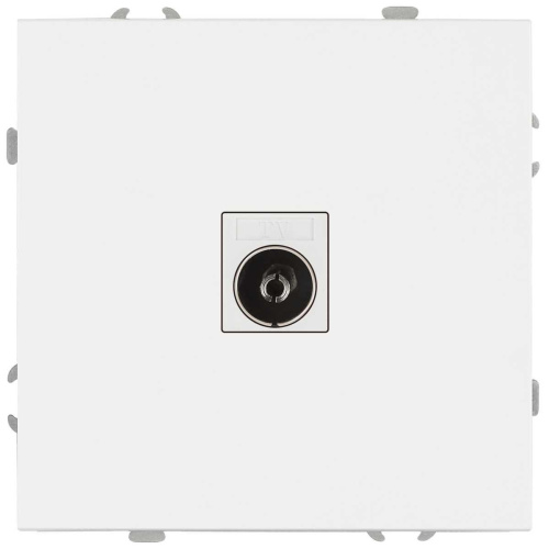 Розетка ЭРА Galaxy 15-3101-08 TV одиночная IP20 белый матовый Б0070729 Розетка ЭРА Galaxy 15-3101-08 TV одиночная IP20 белый матовый Б0070729