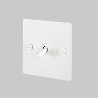 Выключатель 1G Toggle White