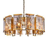 Люстра Cloyd MINERAL C12 / Ø80 см - хрусталь - латунь (арт.10286)