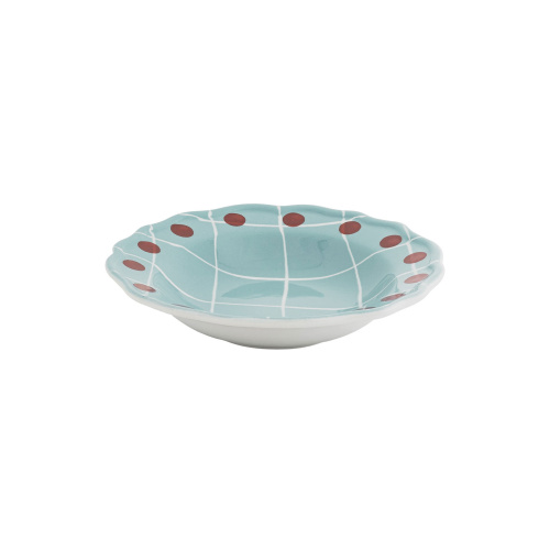 Глубокая тарелка Quadri Light Blue