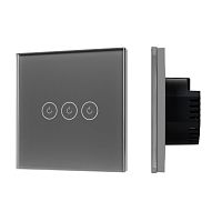 Выключатель сенсорный SWT-OMALI-S03-ZB-GR (250V, 10A, Zigbee) Arlight 050047