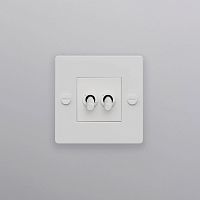 Выключатель 1G Double white