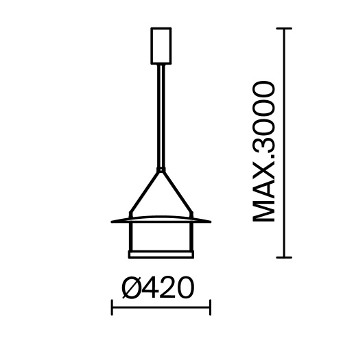 Подвесной светильник Maytoni MOD280PL-L23B3K фото 5