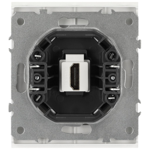 Розетка ЭРА Arktik 16-3114-08 HDMI белый матовый Б0070511 фото 4