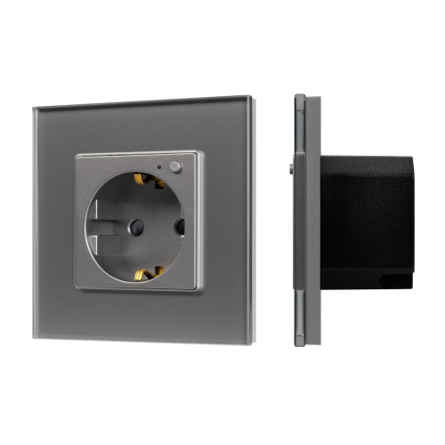 Розетка электрическая с Zigbee управлением SCT-OMALI-EUZB1-PL-GR (240V, 16A, Zigbee) Arlight 050101