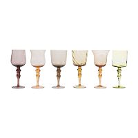 Набор бокалов Nuance Amber/Pink H20 cm set of 6