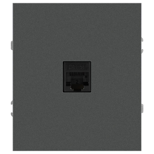 Розетка ЭРА Arktik 16-3107-06 информационная RJ45 графит Б0070479