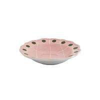 Глубокая тарелка Quadri Pink