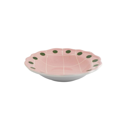 Глубокая тарелка Quadri Pink