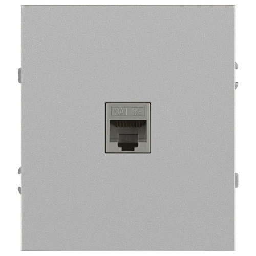 Розетка ЭРА Arktik 16-3107-03 информационная RJ45 алюминий Б0070476