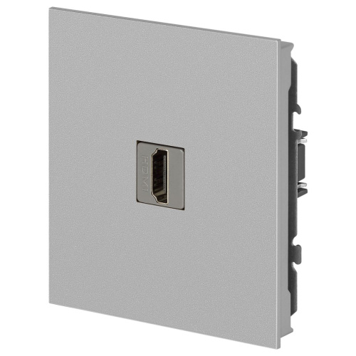 Розетка ЭРА Arktik 16-3114-03 HDMI алюминий Б0070506 фото 5