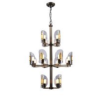 Люстра Cloyd ELAND C16 / Ø72 см - цвет кофе (арт.10056)