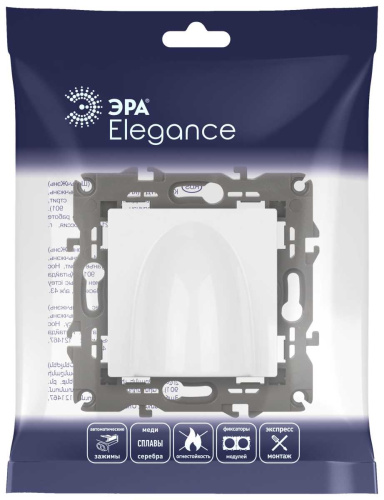 Вывод кабеля ЭРА Elegance 14-6003-01М белый матовый Б0065849 фото 3