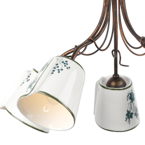 Потолочный светильник Escada Albero 168/5PL E14*40W Black brush gold фото 4