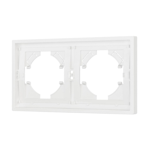 Рамка пластиковая FRM-TENDO-SFPL-2-WH Arlight 054649