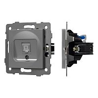Механизм компьютерной розетки SCT-MPC1-PL-GR-V (RJ-45, CAT6) Arlight 049848