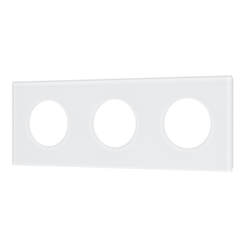 Рамка стеклянная FRM-GLARE-GC-3-WH Arlight 043838