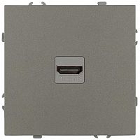 Розетка ЭРА Galaxy 15-3114-07 HDMI IP20 титан Б0070800